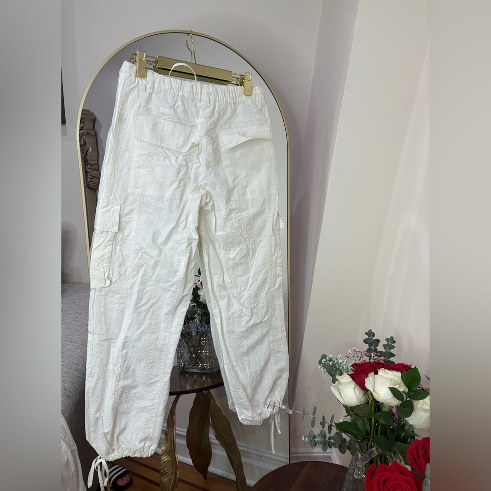 White Women's Lightweight Utility Jacket and Pants Set - Picture 8 of 11